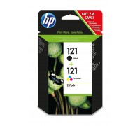 Картридж HP 121 струйный комплект 4 цвета 2-a картриджа