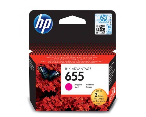 Картридж HP 655 струйный пурпурный (600 стр)